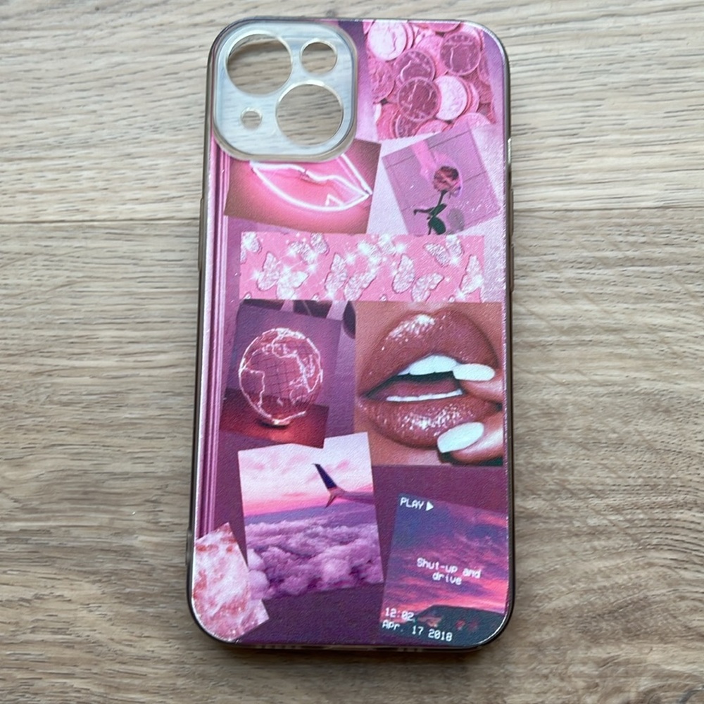 iPhone 13 SHEIN Phone Case Pink
